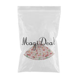 Maxbell Handmade Cute Jumper Skirt with Cherry Pattern Clothes for 1/6 BJD Doll Outfits Beige