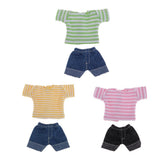 Maxbell Adorable Two-piece Outfits Pants and Top For OB11 Mini Blythe Dolls Green - Aladdin Shoppers