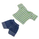 Maxbell Adorable Two-piece Outfits Pants and Top For OB11 Mini Blythe Dolls Green - Aladdin Shoppers