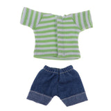 Maxbell Adorable Two-piece Outfits Pants and Top For OB11 Mini Blythe Dolls Green - Aladdin Shoppers