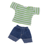 Maxbell Adorable Two-piece Outfits Pants and Top For OB11 Mini Blythe Dolls Green - Aladdin Shoppers