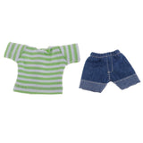 Maxbell Adorable Two-piece Outfits Pants and Top For OB11 Mini Blythe Dolls Green - Aladdin Shoppers
