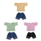 Maxbell Adorable Two-piece Outfits Pants and Top For OB11 Mini Blythe Dolls Green - Aladdin Shoppers