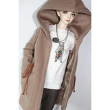 Maxbell Casual Round Neck Sweatshirt Pullover Top for 70cm Uncle BJD SD Doll Accs