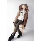 Maxbell Casual Round Neck Sweatshirt Pullover Top for 70cm Uncle BJD SD Doll Accs