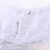 Maxbell 1/3 BJD Smart Doll Clothes Trousers for Dollfie DOD SD DD Bare Cuffed Shorts Casual Outfit White - Aladdin Shoppers