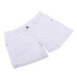 Maxbell 1/3 BJD Smart Doll Clothes Trousers for Dollfie DOD SD DD Bare Cuffed Shorts Casual Outfit White - Aladdin Shoppers