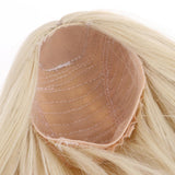 Maxbell 2 Pieces 1/3 BJD Dolls Wig Long Straight Hair for Dollfie DIY Light Gold