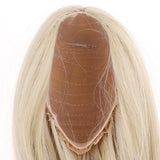 Maxbell 2 Pieces 1/3 BJD Dolls Wig Long Straight Hair for Dollfie DIY Light Gold