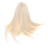 Maxbell 2 Pieces 1/3 BJD Dolls Wig Long Straight Hair for Dollfie DIY Light Gold