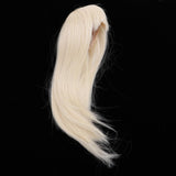 Maxbell 2 Pieces 1/3 BJD Dolls Wig Long Straight Hair for Dollfie DIY Light Gold