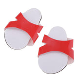 Maxbell Fashion Shoes Slippers for 18inch American Dolls Clothes Accs Red - Aladdin Shoppers