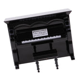 Maxbell 1/12 Wooden Upright Piano Kit Dollhouse Miniature Artist Offerings Black - Aladdin Shoppers