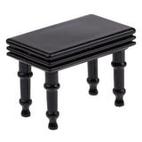 Maxbell 1/12 Wooden Upright Piano Kit Dollhouse Miniature Artist Offerings Black - Aladdin Shoppers