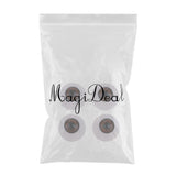 Maxbell 24mm Acrylic Eyeballs Safety Eyes For Baby Doll DIY Making Brown - Aladdin Shoppers