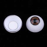 Maxbell 24mm Acrylic Eyeballs Safety Eyes For Baby Doll DIY Making Brown - Aladdin Shoppers