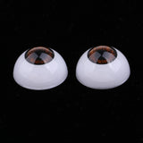 Maxbell 24mm Acrylic Eyeballs Safety Eyes For Baby Doll DIY Making Brown - Aladdin Shoppers