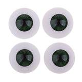 Maxbell 24mm Acrylic Eyeballs Safety Eyes For Baby Doll DIY Making Green - Aladdin Shoppers