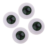 Maxbell 24mm Acrylic Eyeballs Safety Eyes For Baby Doll DIY Making Green - Aladdin Shoppers