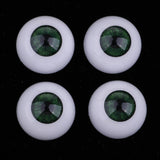 Maxbell 24mm Acrylic Eyeballs Safety Eyes For Baby Doll DIY Making Green - Aladdin Shoppers