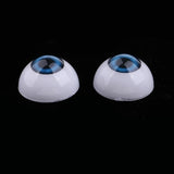 Maxbell 24mm Acrylic Eyeballs Safety Eyes For Baby Doll DIY Making Blue - Aladdin Shoppers