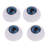 Maxbell 24mm Acrylic Eyeballs Safety Eyes For Baby Doll DIY Making Blue - Aladdin Shoppers