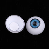 Maxbell 24mm Acrylic Eyeballs Safety Eyes For Baby Doll DIY Making Blue - Aladdin Shoppers