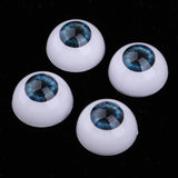 Maxbell 24mm Acrylic Eyeballs Safety Eyes For Baby Doll DIY Making Dark Blue - Aladdin Shoppers