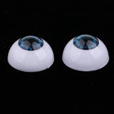 Maxbell 24mm Acrylic Eyeballs Safety Eyes For Baby Doll DIY Making Dark Blue - Aladdin Shoppers