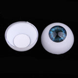 Maxbell 24mm Acrylic Eyeballs Safety Eyes For Baby Doll DIY Making Dark Blue - Aladdin Shoppers