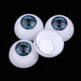 Maxbell 24mm Acrylic Eyeballs Safety Eyes For Baby Doll DIY Making Dark Blue - Aladdin Shoppers