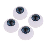 Maxbell 24mm Acrylic Eyeballs Safety Eyes For Baby Doll DIY Making Dark Blue - Aladdin Shoppers