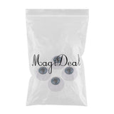 Maxbell 24mm Acrylic Eyeballs Safety Eyes For Baby Doll DIY Making Dark Blue - Aladdin Shoppers