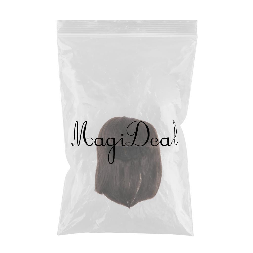 Maxbell Maxbell Fashionable Doll Straight Hair Wig For 1/3 BJD Doll DIY Accessory Dark Brown