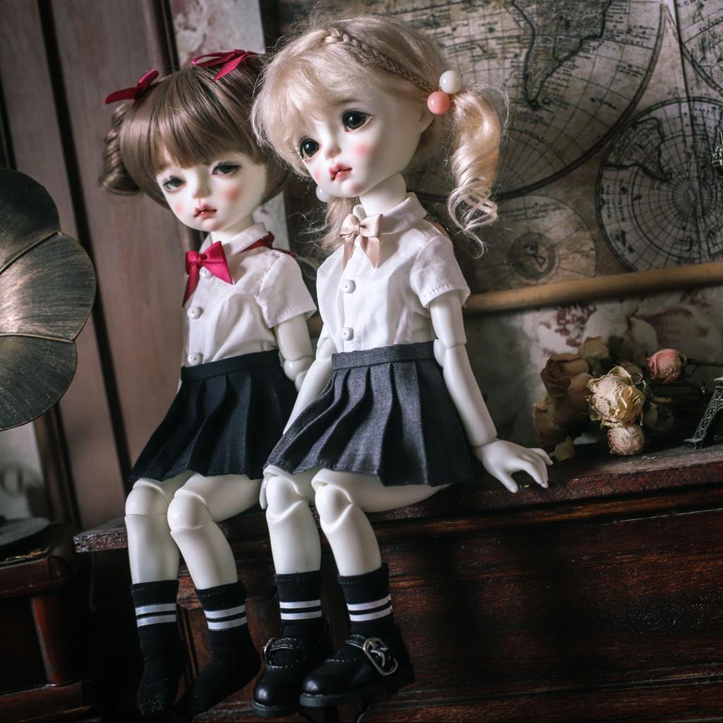 Maxbell Maxbell Doll School Uniform Accessory Bowtie Necktie For 1/6 Blythe BJD Dolls Khaki