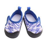 Maxbell Doll Camouflage Sports Cloth Shoes For 18 Inch Dolls Blue - Aladdin Shoppers