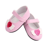 Maxbell Cute Angel Wings Sandal Shoes for 18inch Dress Up Accs Pink - Aladdin Shoppers