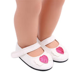 Maxbell Cute Angel Wings Sandal Shoes for 18inch Dress Up Accs White - Aladdin Shoppers