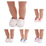 Maxbell Cute Heart Casual Shoes for 18inch American Dress Up Accs Pink Heart - Aladdin Shoppers
