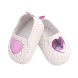 Maxbell Cute Heart Casual Shoes for 18inch American Dress Up Accs Pink Heart - Aladdin Shoppers