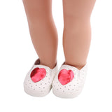 Maxbell Cute Heart Casual Shoes for 18inch Dress Up Accs Red Heart - Aladdin Shoppers