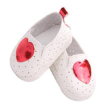 Maxbell Cute Heart Casual Shoes for 18inch Dress Up Accs Red Heart - Aladdin Shoppers