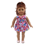 Maxbell Lovely Short Skirt for 18inch American Doll Dress Up Accs Purple Hearts - Aladdin Shoppers