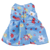 Maxbell Lovely Short Skirt for 18inch American Doll Dress Up Accs Blue Flower - Aladdin Shoppers