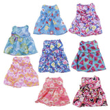 Maxbell Lovely Short Skirt for 18inch American Doll Dress Up Accs Blue Flower - Aladdin Shoppers