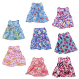 Maxbell Lovely Short Skirt for 18inch American Doll Dress Up Accs Blue Flower - Aladdin Shoppers