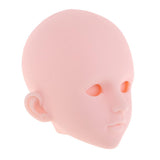 Maxbell 2 Pieces 1/4 Female Bjd Doll Head Sculpt Ball-Jointed Doll Body Parts