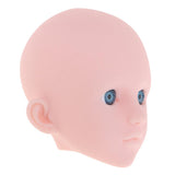 Maxbell 2 Pieces 1/4 Female Bjd Doll Head Sculpt Ball-Jointed Doll Body Parts