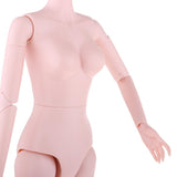 Maxbell Doll Head Sculpt & Nude Doll Female Ball-Jointed Doll Body Parts for 1/4 Bjd