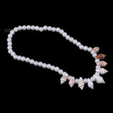 Maxbell Shell Necklace And Bracelet For 18 inch Doll White Pearl 2 - Aladdin Shoppers
